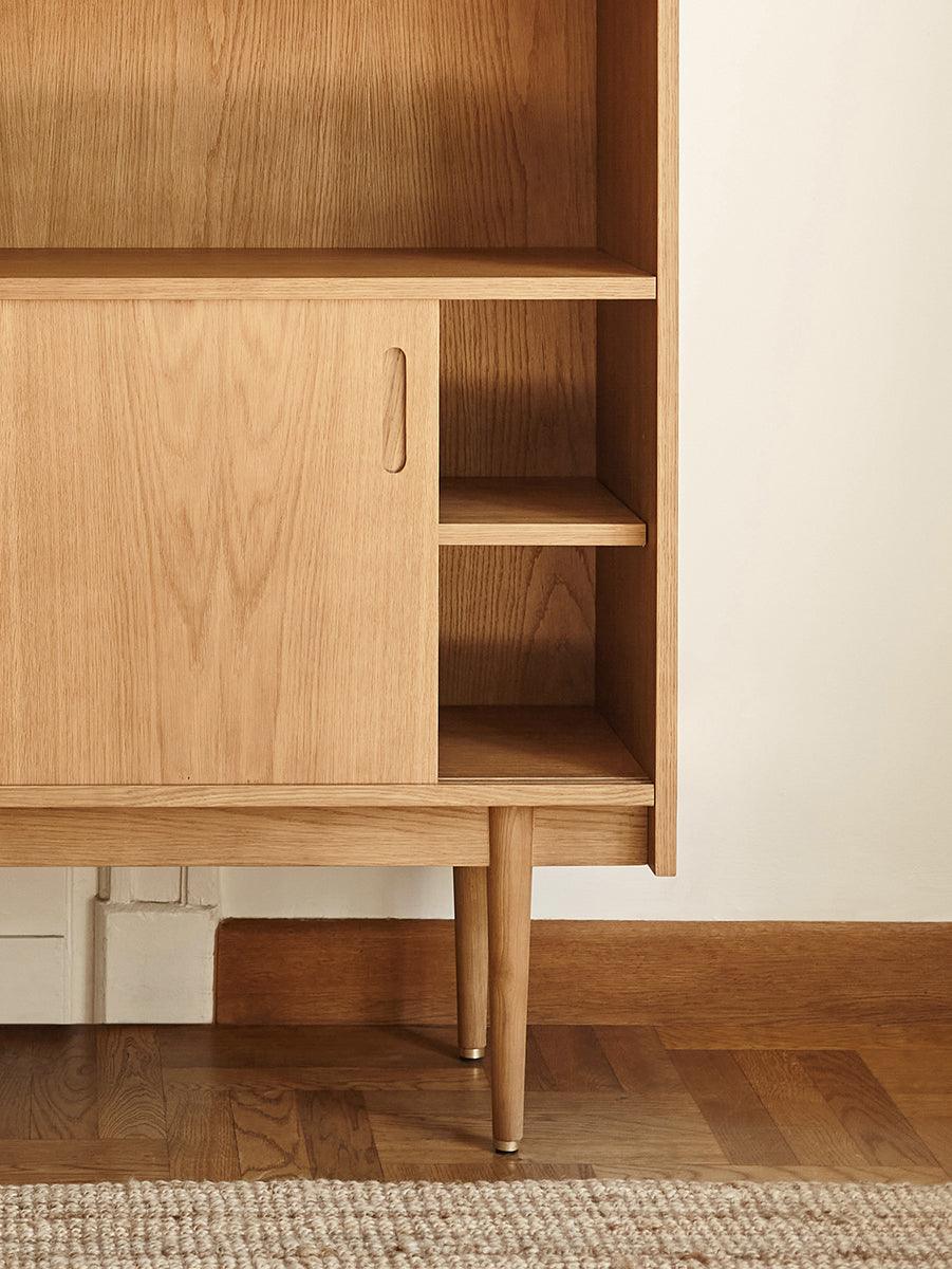 1050 Oak Wood Highboard - WOO .Design