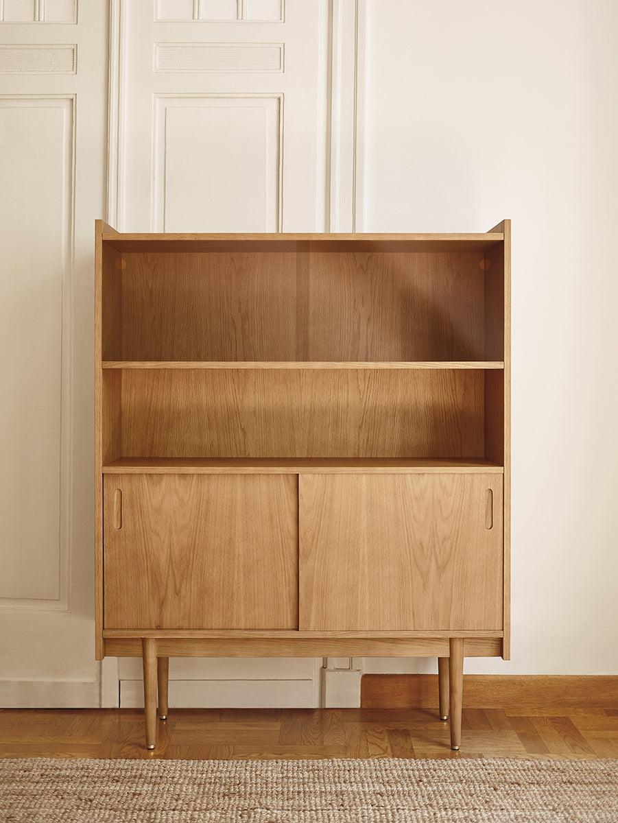 1050 Oak Wood Highboard - WOO .Design