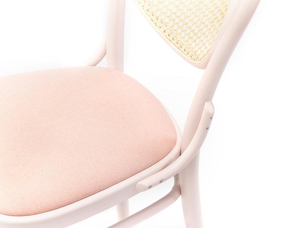 20 Upholstered Seat Cane/Mesh Back Chair - WOO .Design
