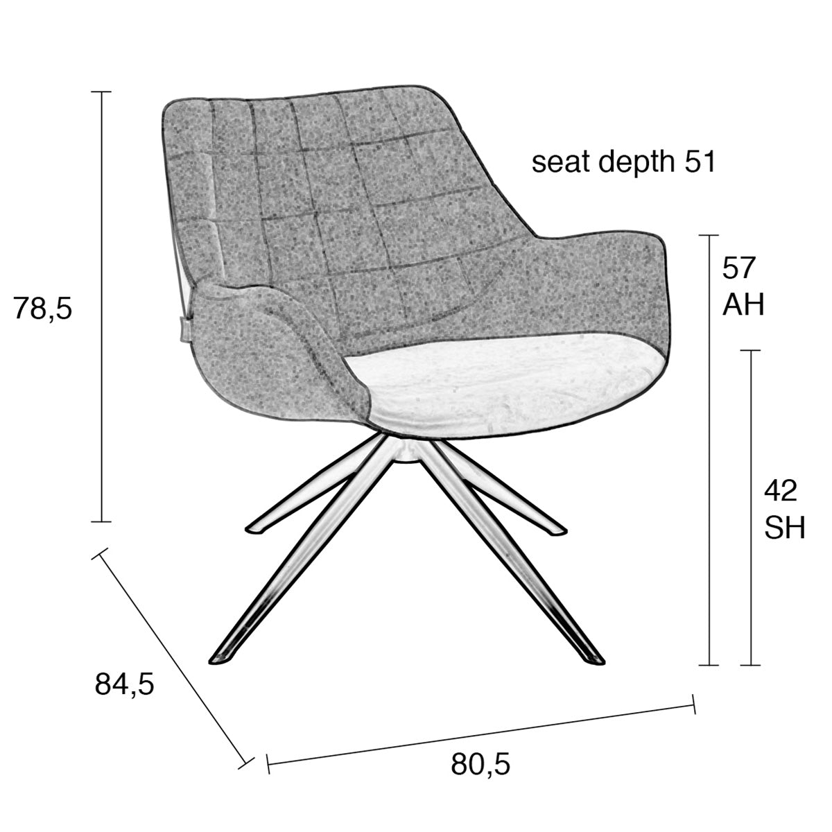 Doulton Lounge Chair (Outlet)