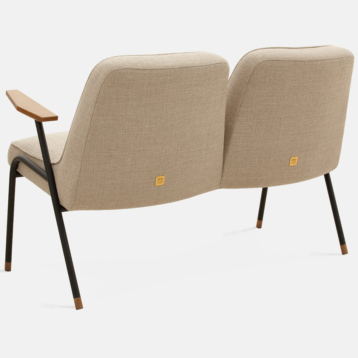 366 Metal Mid-Century Design 2 Seater Sofa - WOO .Design