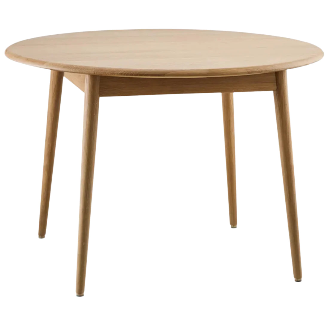 Fox Ash Wood Mid-Century Design Round Dining Table