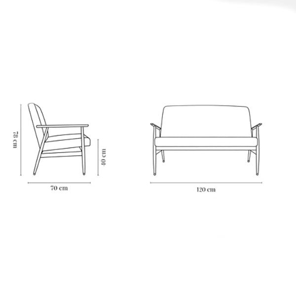 Fox Mid-Century Design Sofa - WOO .Design