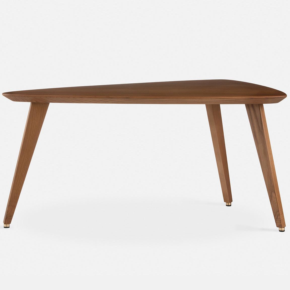 366 Triangle Oak Wood Coffee Table - WOO .Design