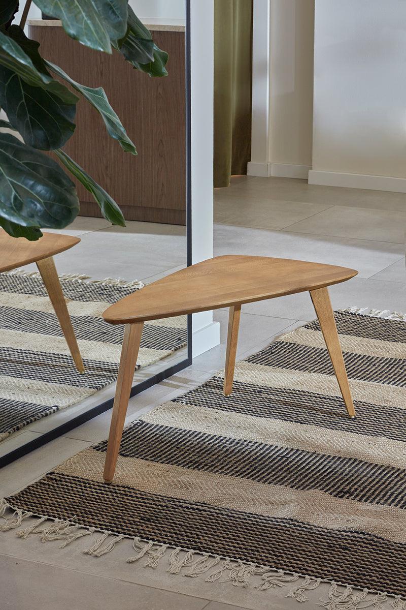 366 Triangle Oak Wood Coffee Table - WOO .Design