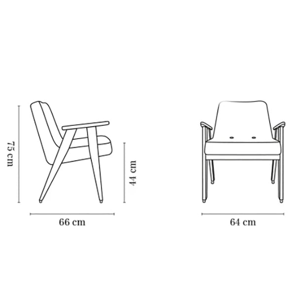 366 Mid-Century Design Armchair - WOO .Design