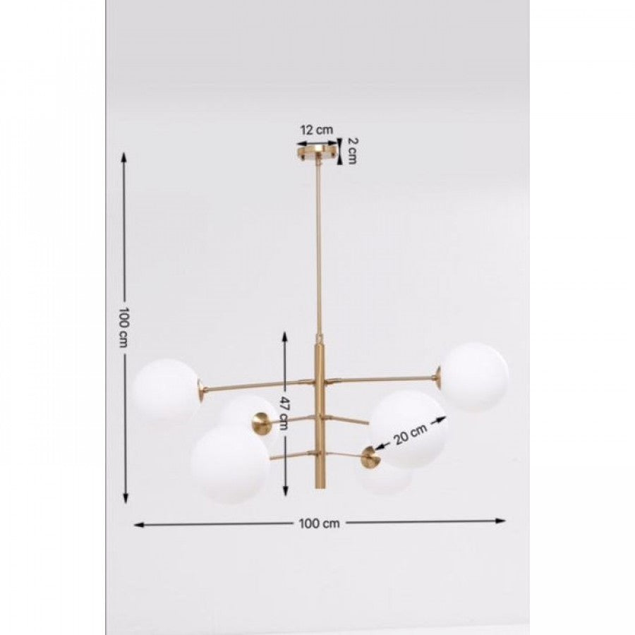 6 Plates Hanging Lamp - WOO .Design