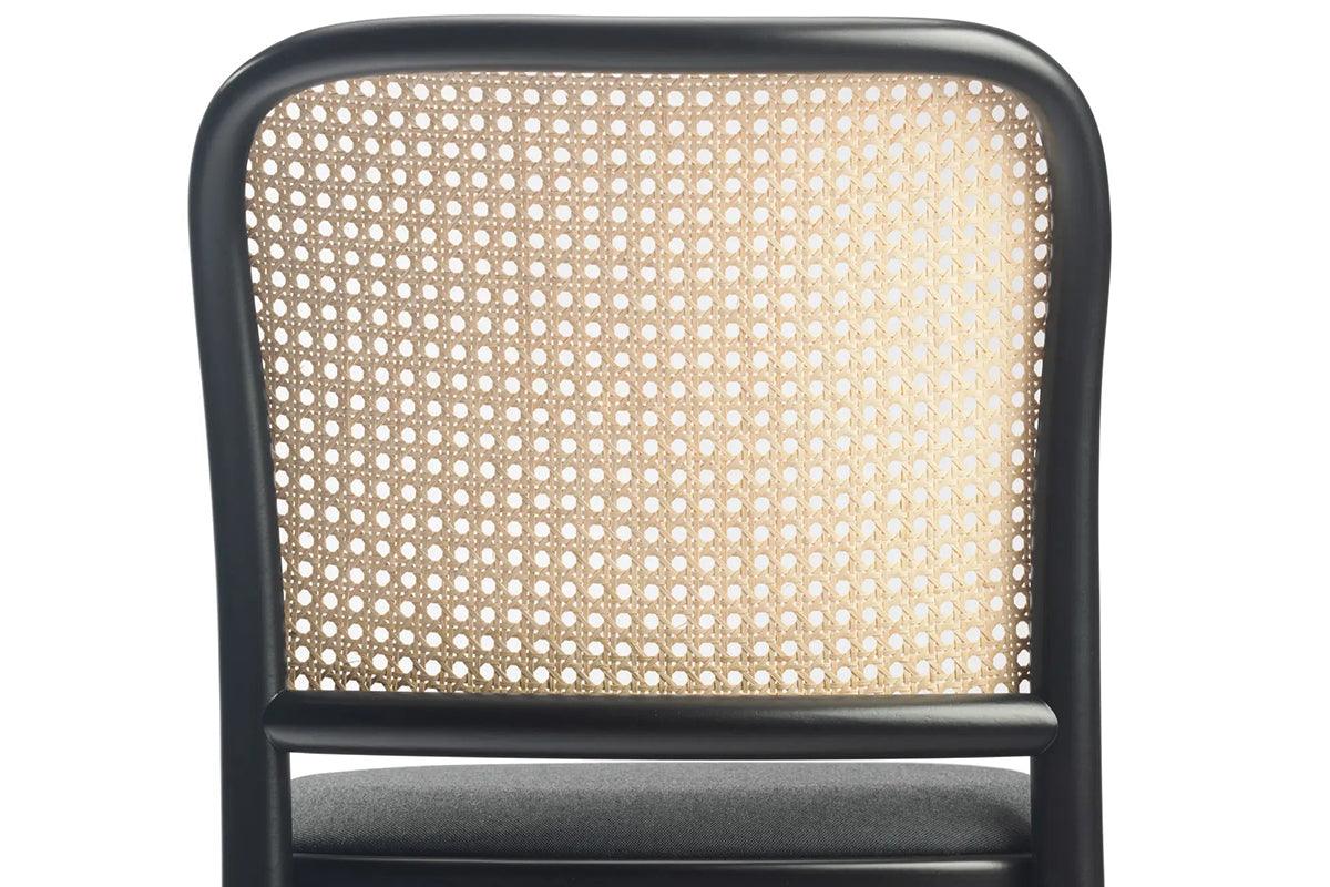 811 Upholstered Seat Cane/Mesh Back Chair - WOO .Design