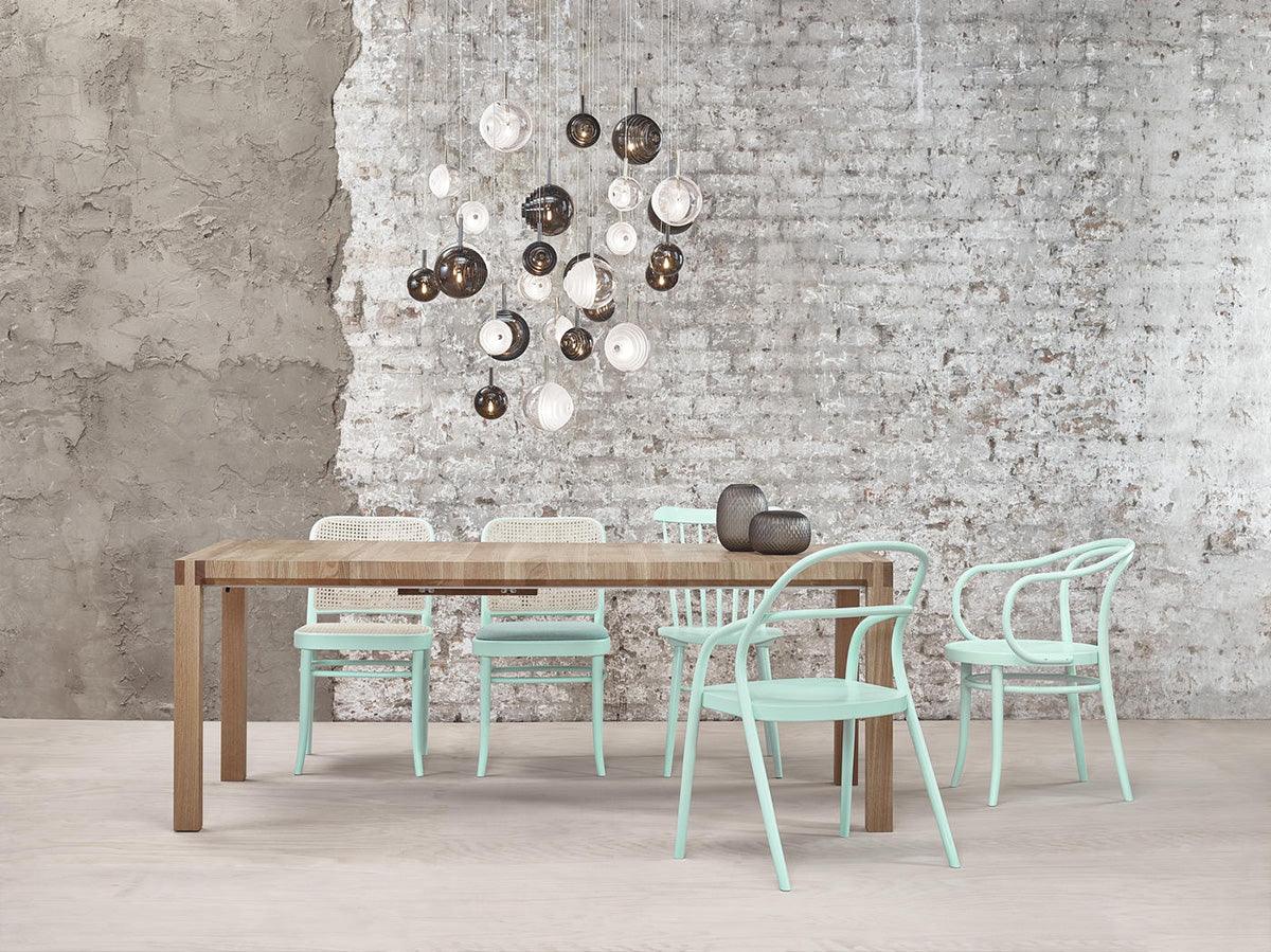 811 Upholstered Seat Cane/Mesh Back Chair - WOO .Design