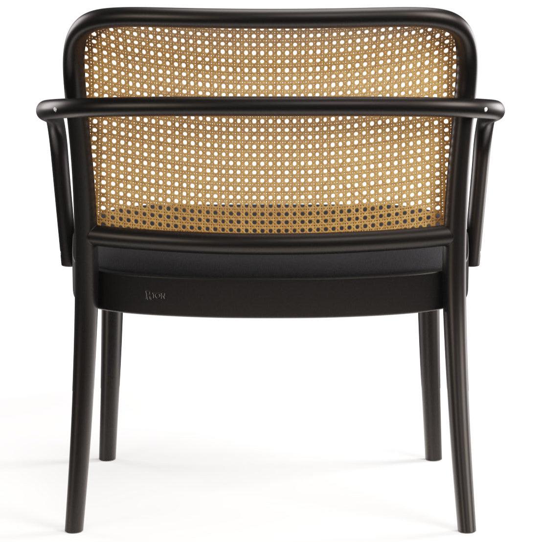 811 Upholstered/Cane Lounge Armchair - WOO .Design