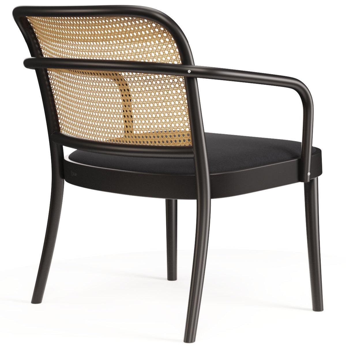 811 Upholstered/Cane Lounge Armchair - WOO .Design