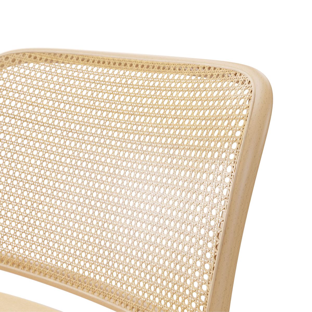 811 Upholstered/Cane Lounge Chair - WOO .Design