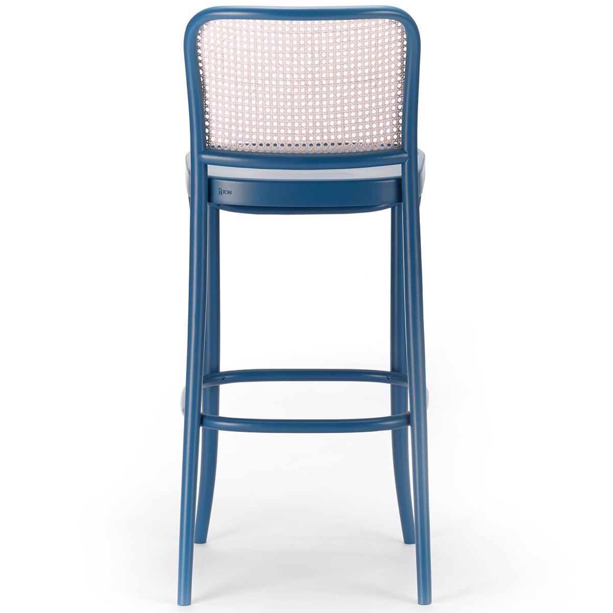 811 Wood Seat Cane/Mesh Back Barstool - WOO .Design
