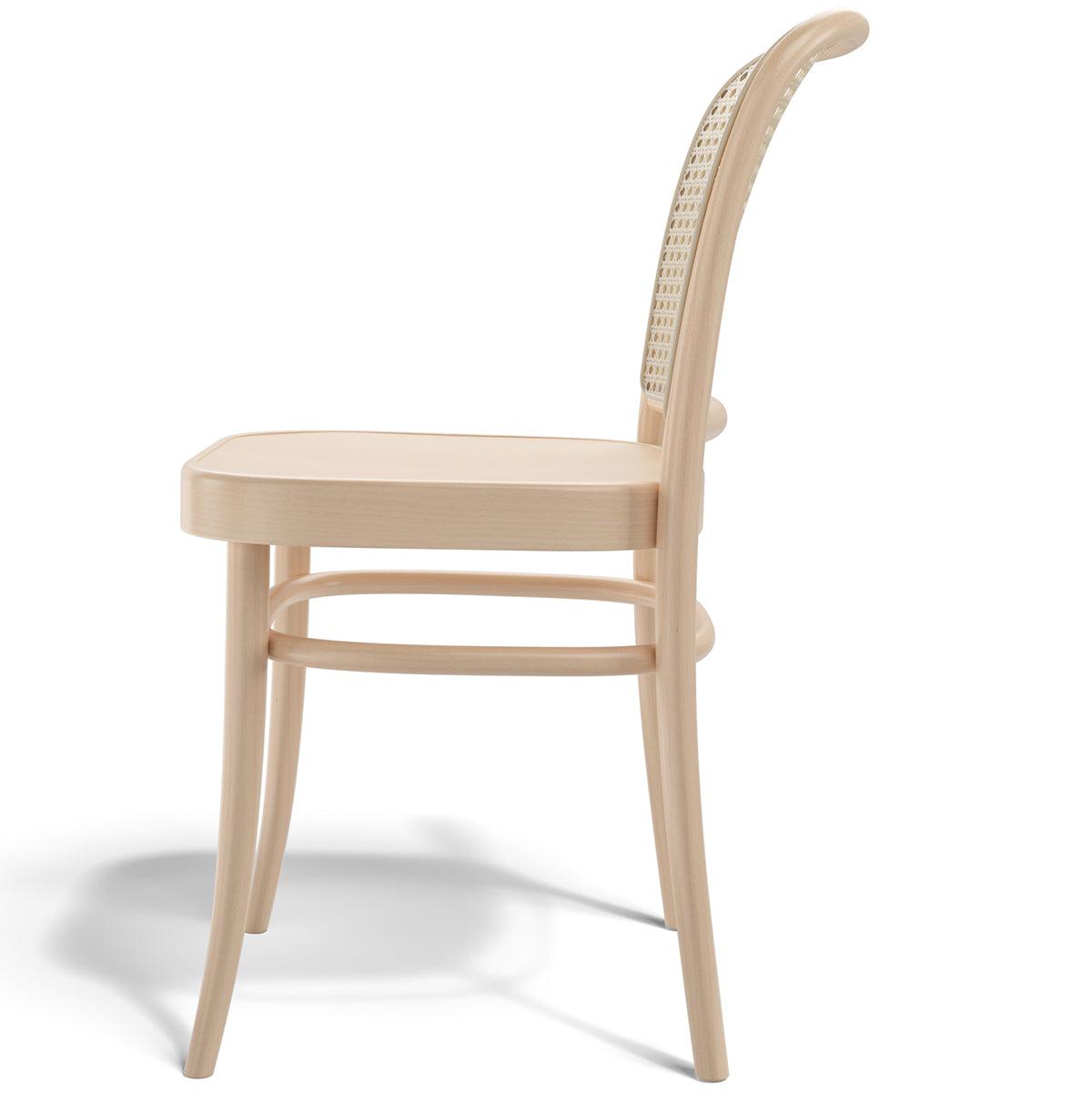 811 Wood Seat Cane/Mesh Back Chair - WOO .Design