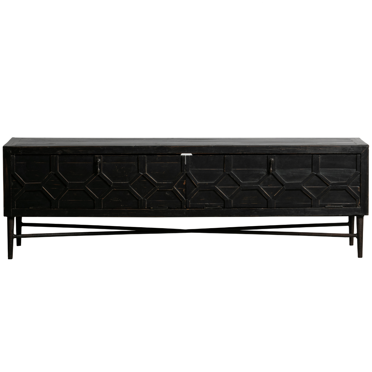 Bequest Black Wood TV Unit - WOO .Design