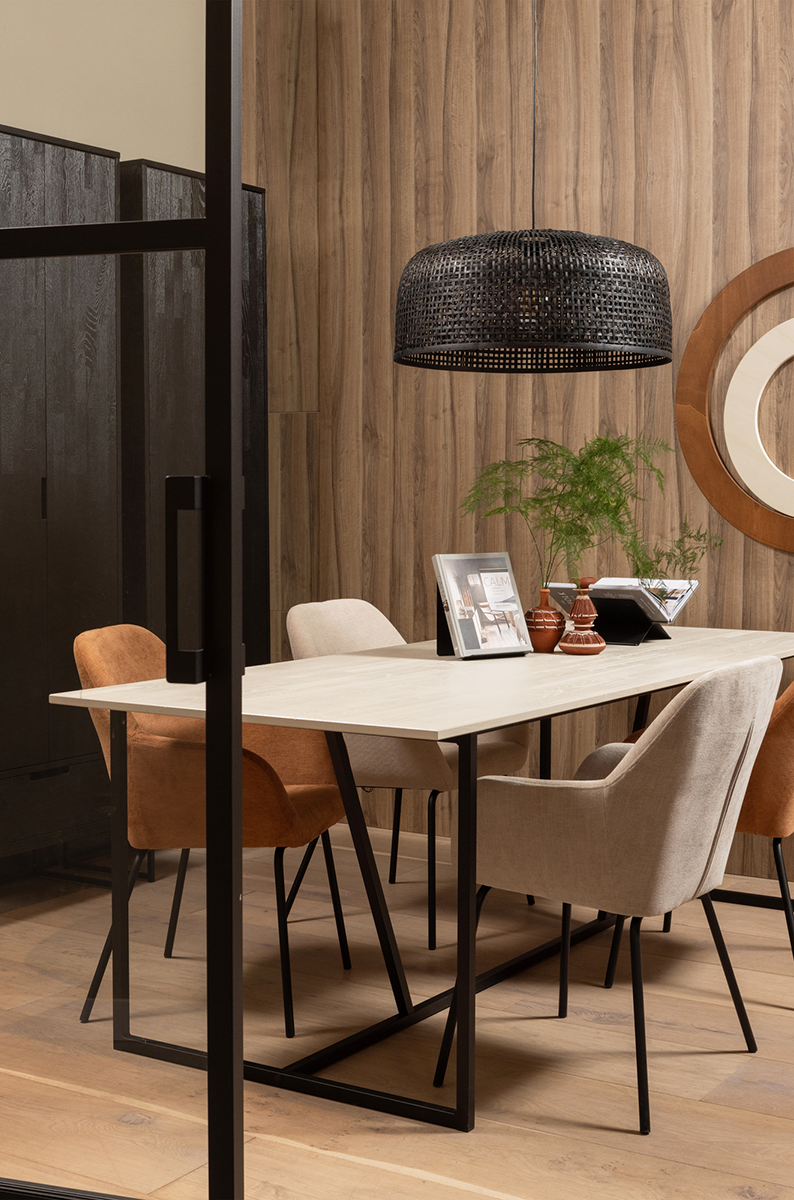 Silas Dust Pine Wood Dining Table - WOO .Design