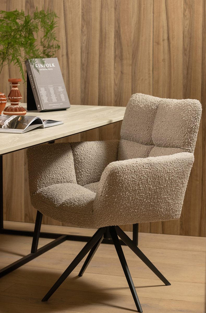 Silas Dust Pine Wood Dining Table - WOO .Design