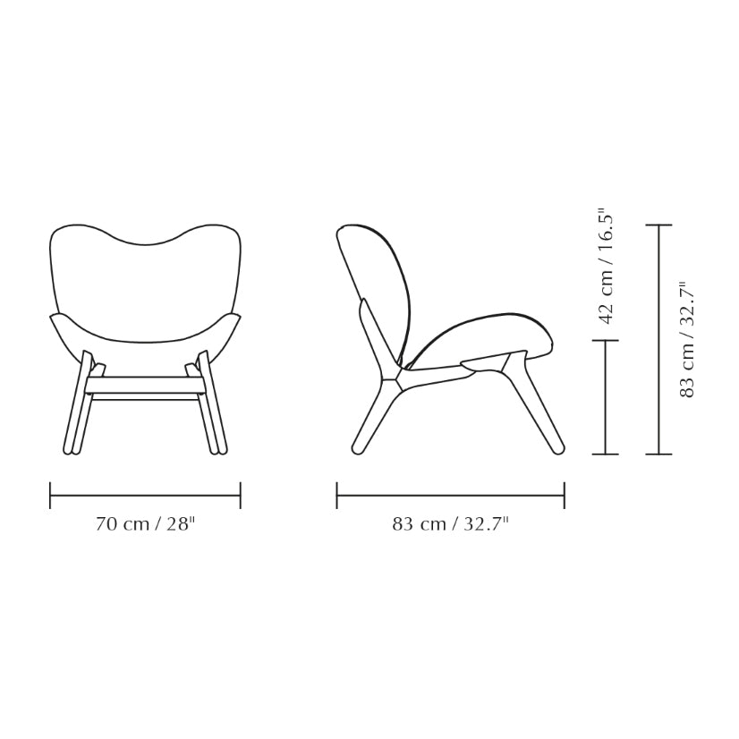 A Conversation Piece Leather Low Lounge Chair - WOO .Design