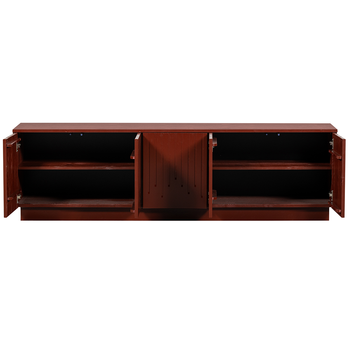 Pencil Pine Wood TV Unit