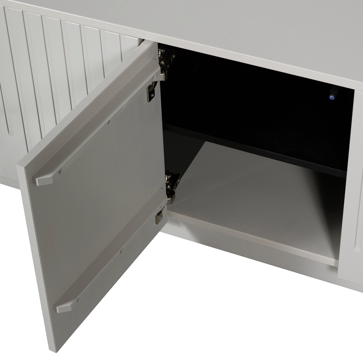 Pencil Pine Wood TV Unit - WOO .Design