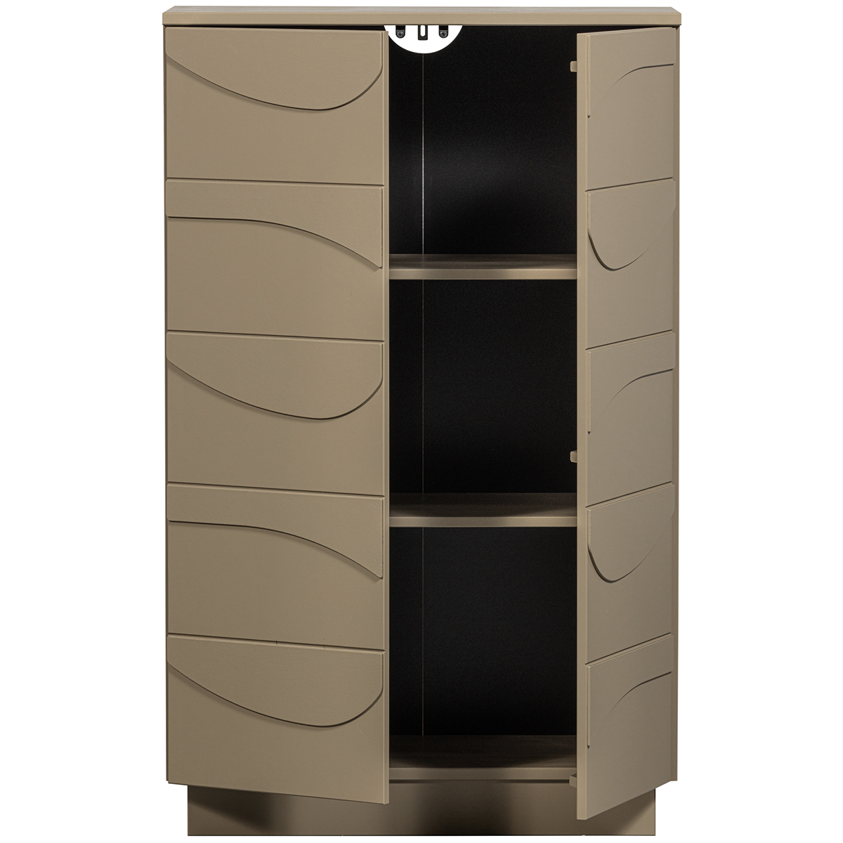 Teo Mud Pine Wood Cabinet - WOO .Design