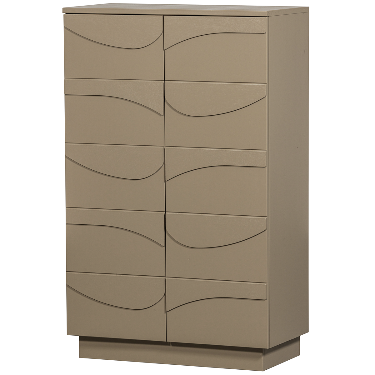 Teo Mud Pine Wood Cabinet