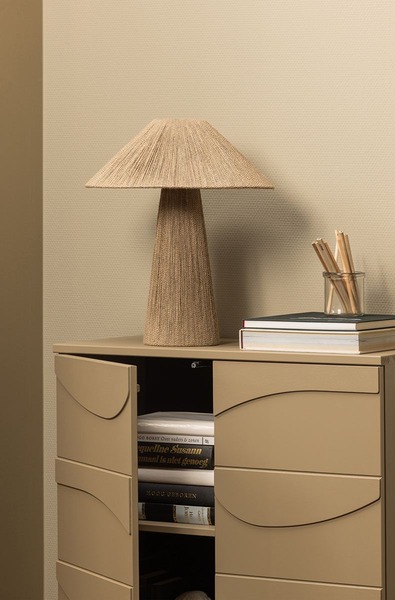 Teo Mud Pine Wood Cabinet - WOO .Design