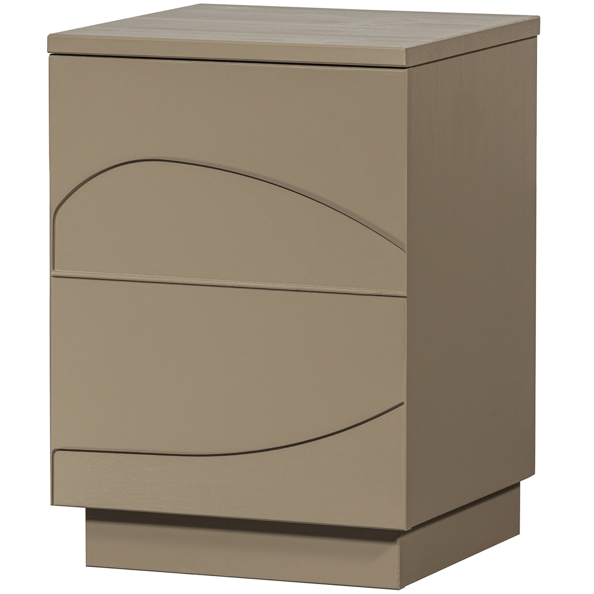 Teo Mud Pine Wood Nightstand - WOO .Design
