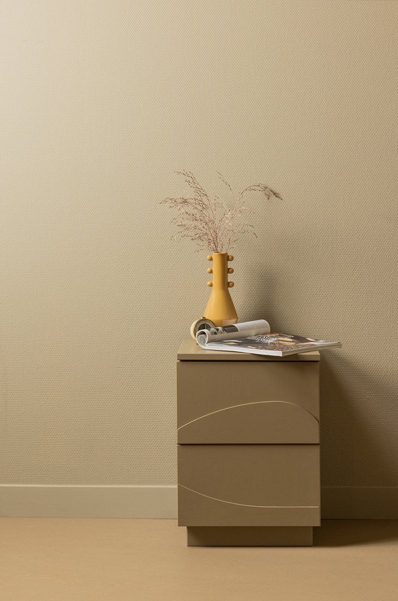 Teo Mud Pine Wood Nightstand - WOO .Design