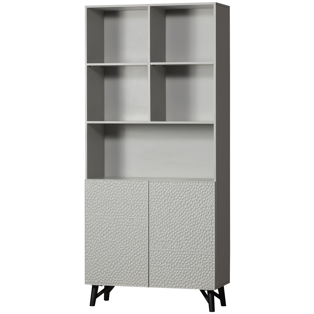 Carved Mist Organic 2 Doors Cabinet - WOO .Design