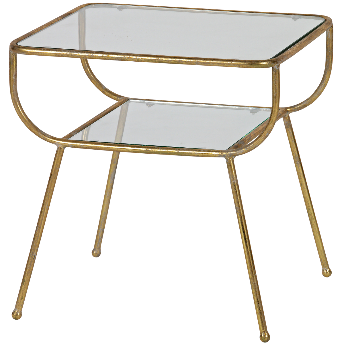 Amazing Antique Brass Side Table - WOO .Design