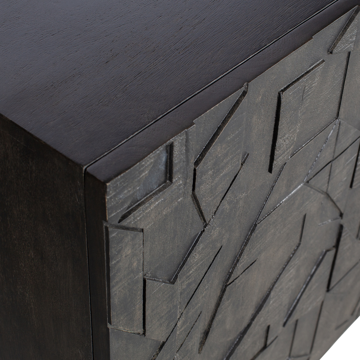 Counter Black Mango Wood Sideboard - WOO .Design