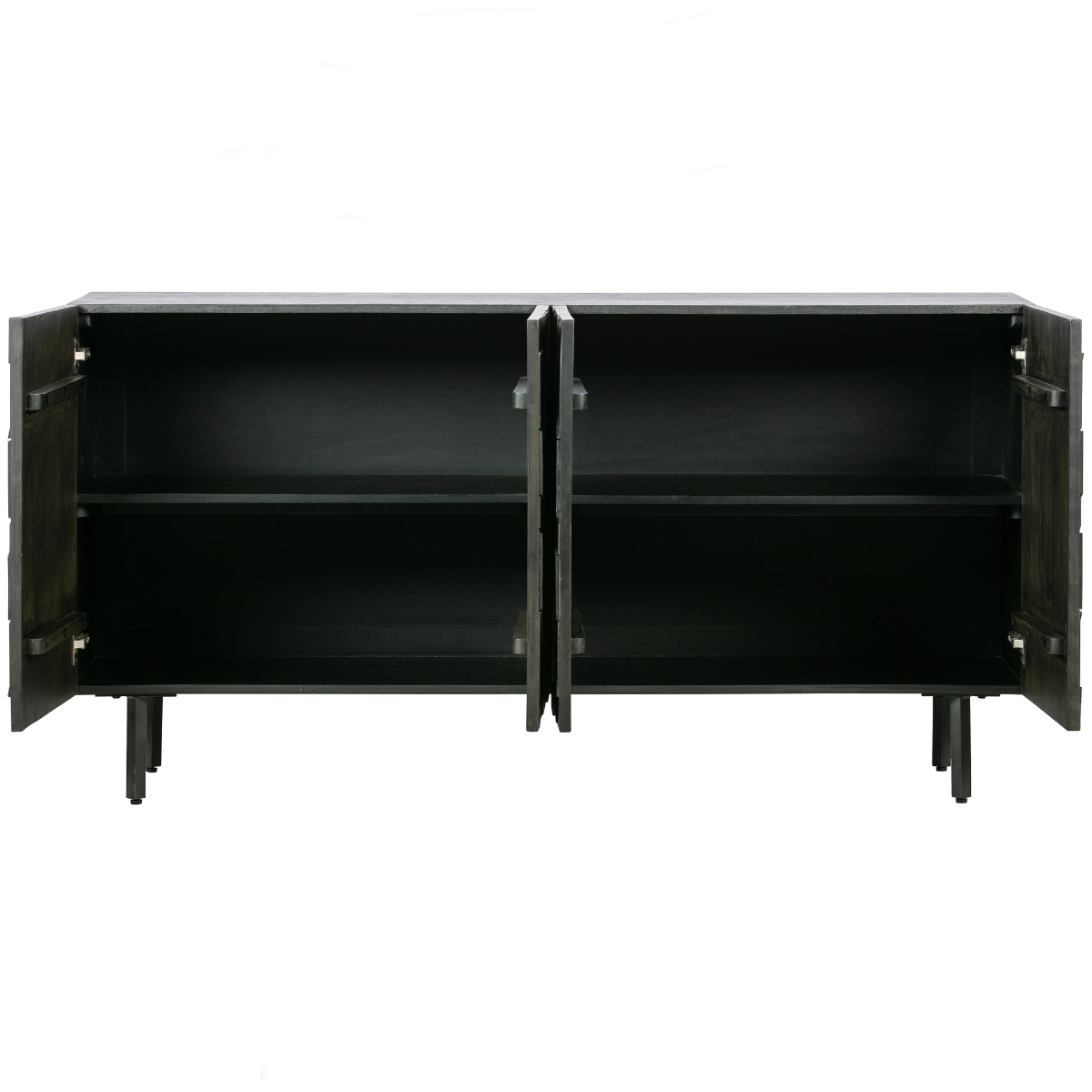 Counter Black Mango Wood Sideboard - WOO .Design