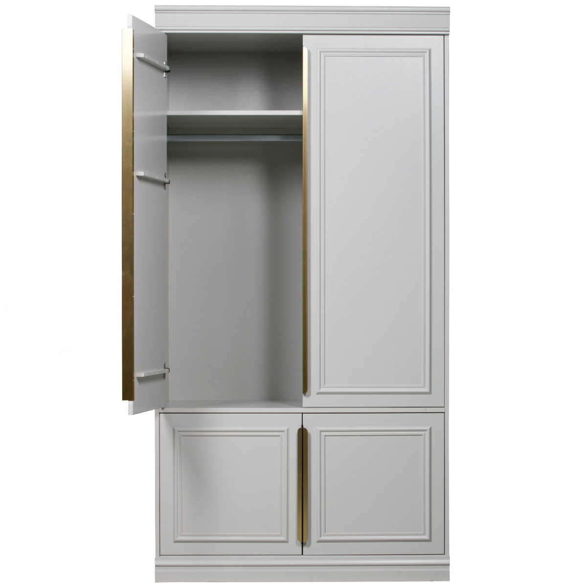 Organize Mist Pine Wood Wardrobe - WOO .Design