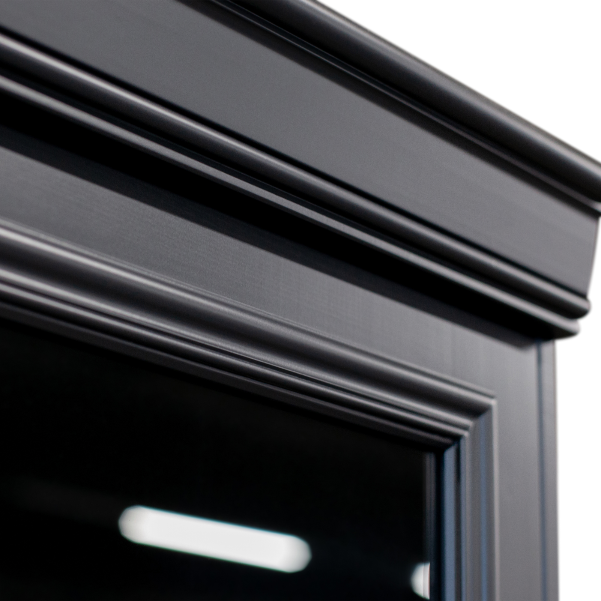 Organize Pine Wood Glass Door Cabinet - WOO .Design