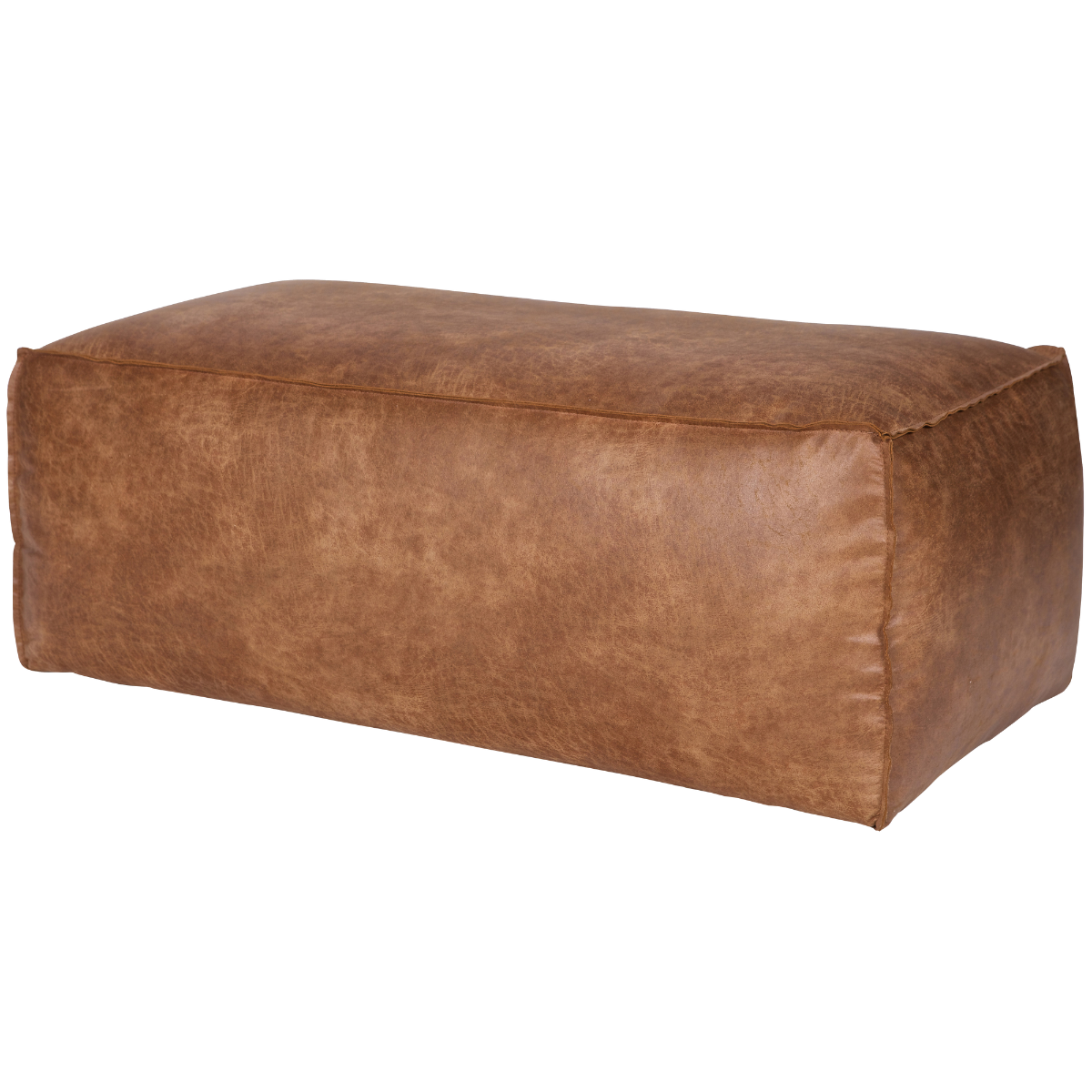 Rodeo Leather Pouf - WOO .Design