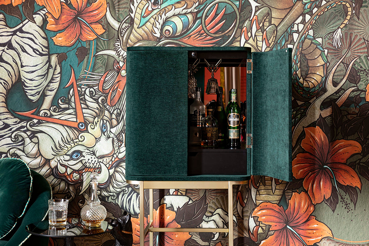 Ava Morgana Velvet Cabinet
