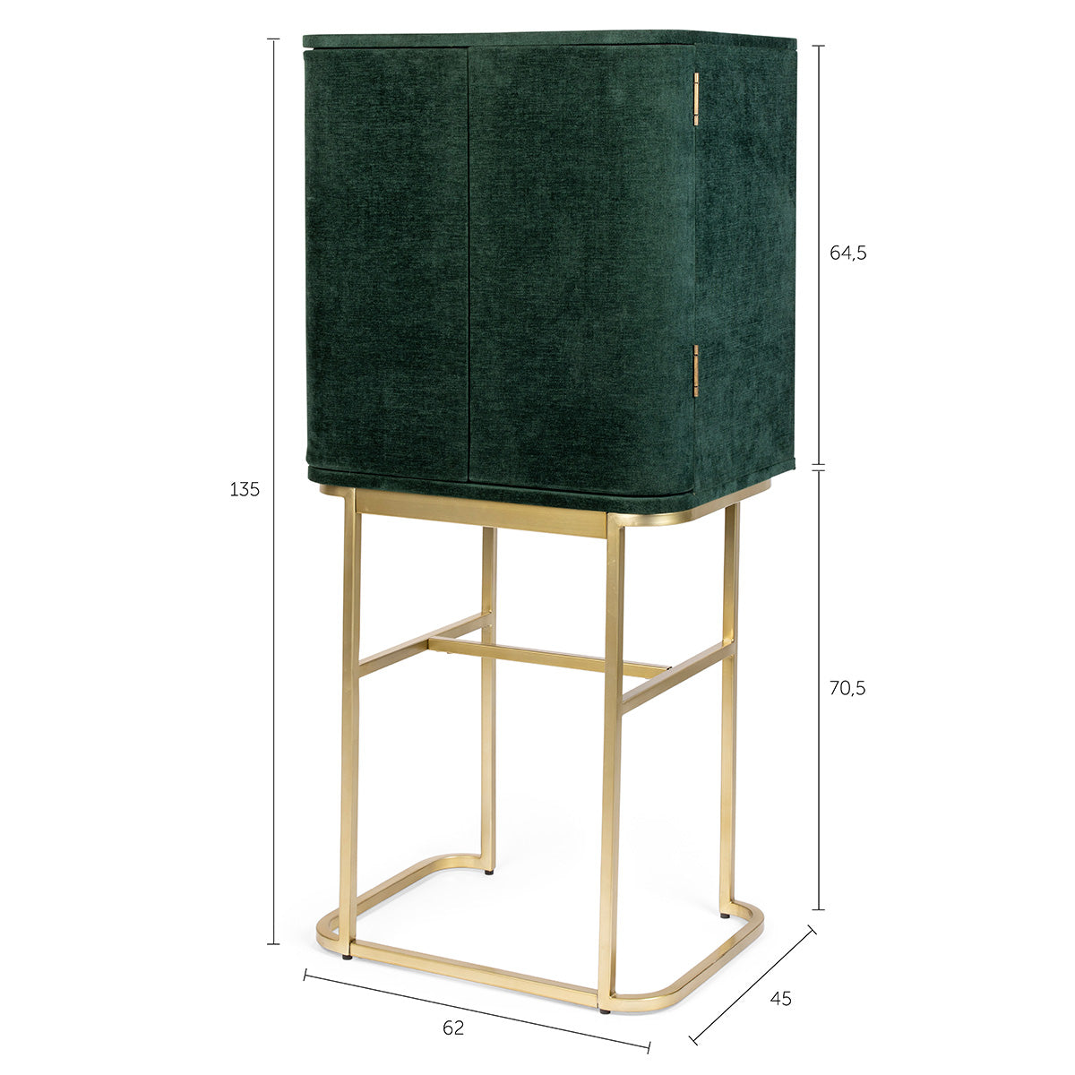 Ava Morgana Velvet Cabinet