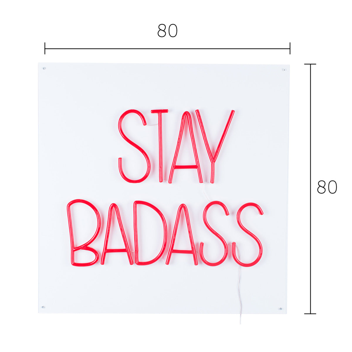 Badass Non Social Sign