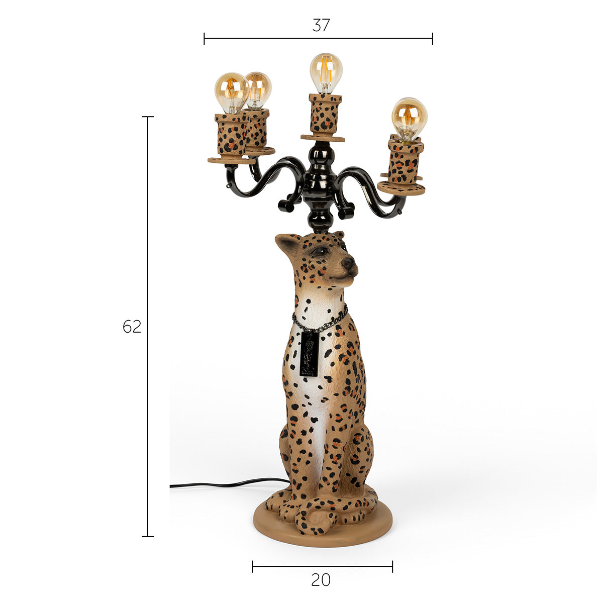 Proudly Crowned Panther Floor Lamp