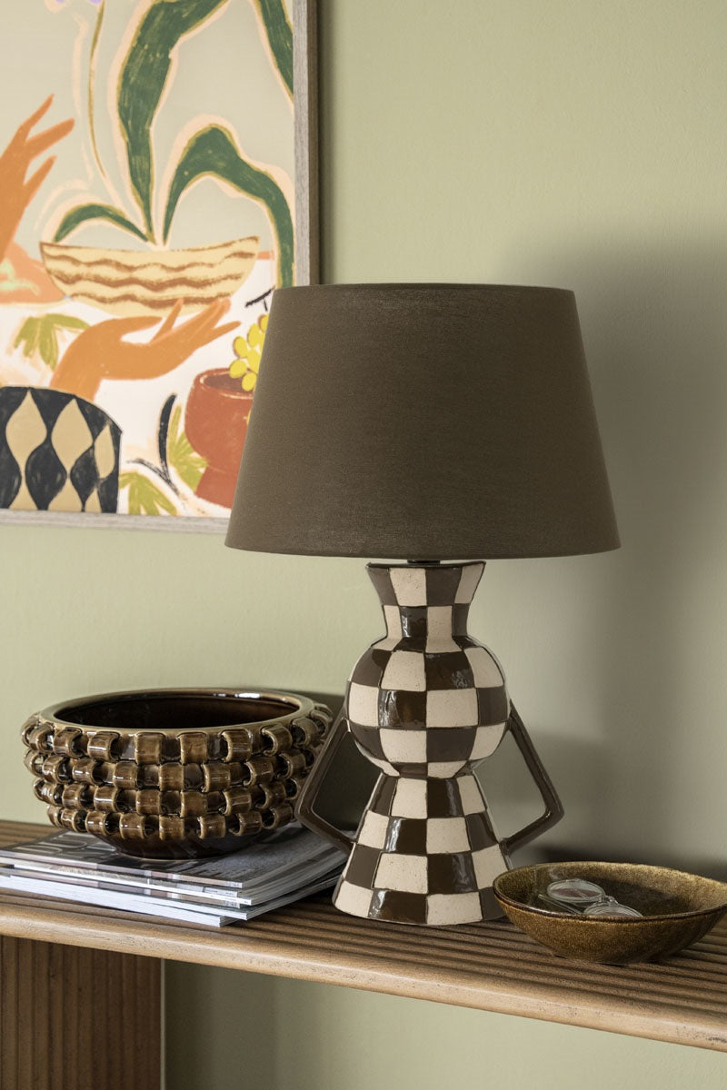 Blocsy I Brown Table Lamp
