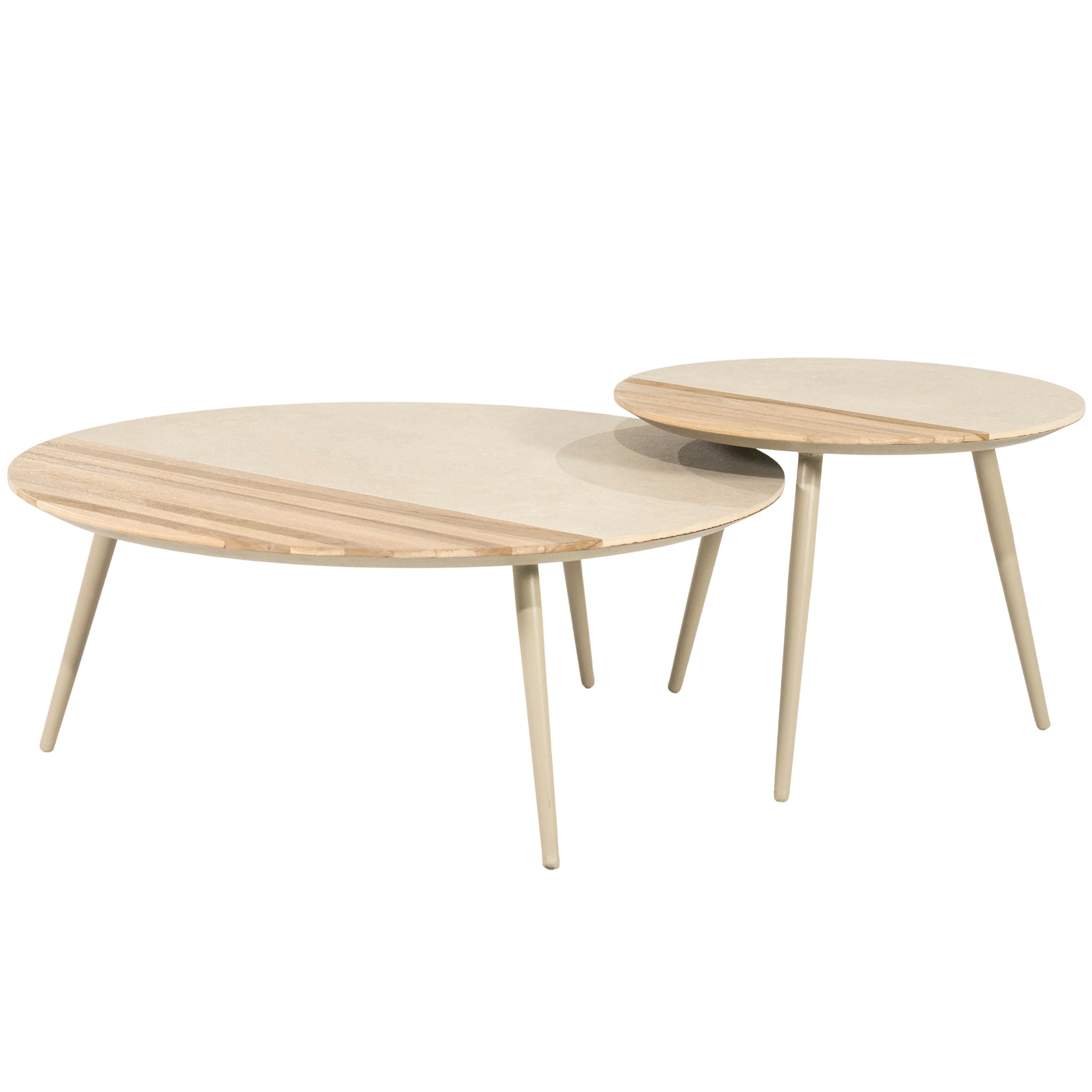 Diago Natural Coffee Table (2/Set)