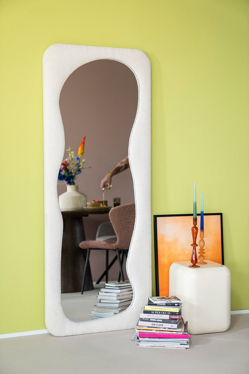 Evol Beige Floor Mirror - WOO .Design