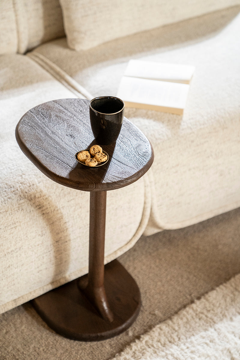 Fenix Mango Wood Side Table - WOO .Design
