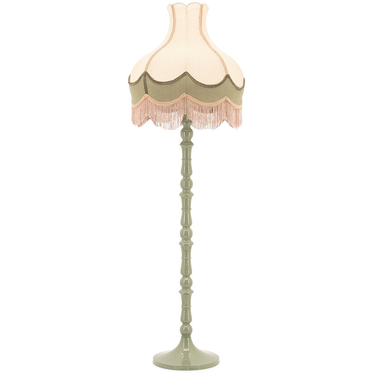 Fringaloo Green Floor Lamp