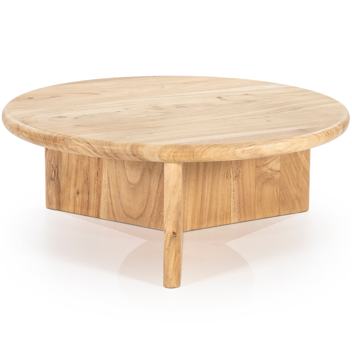 Leoti Acacia Wood Coffee Table - WOO .Design