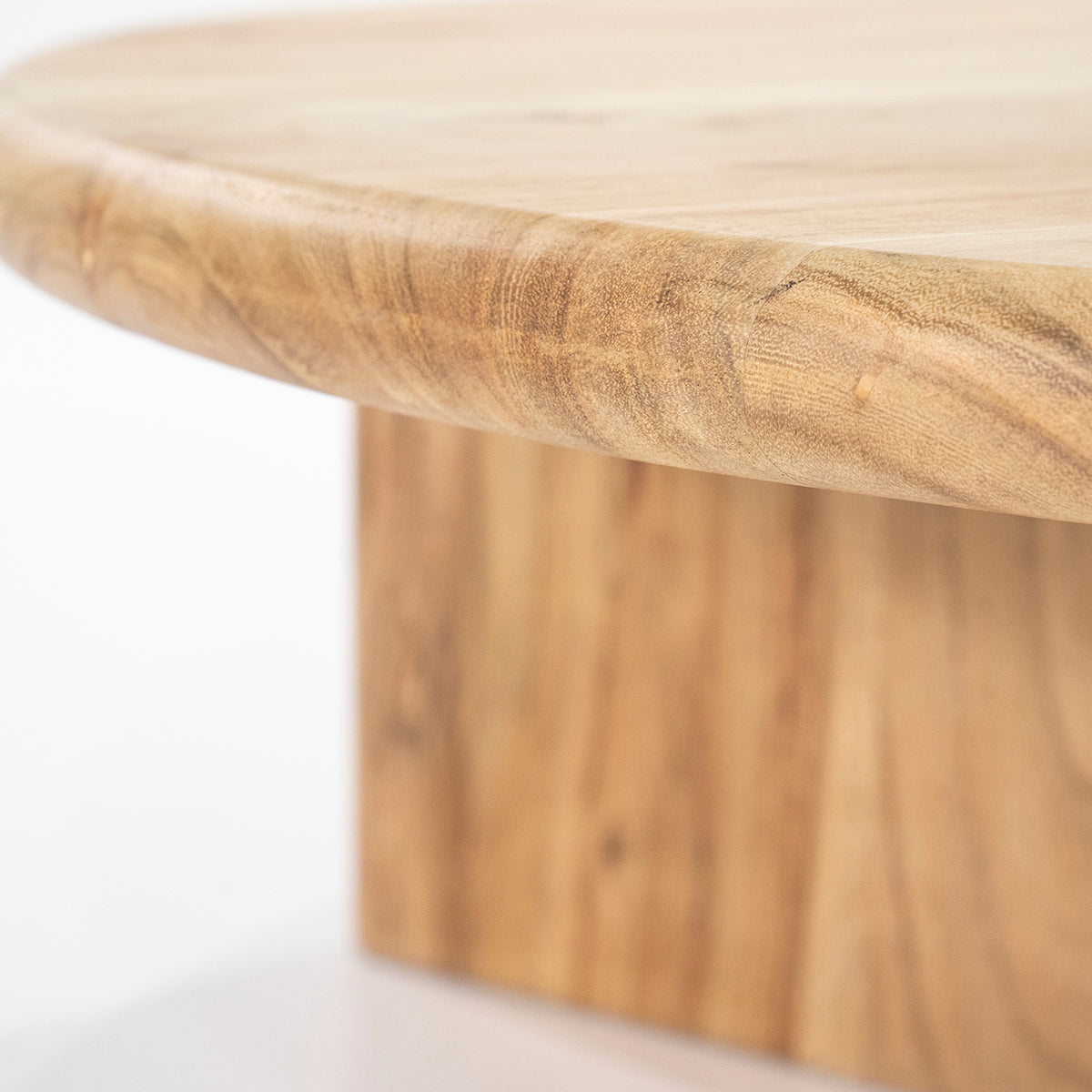 Leoti Acacia Wood Coffee Table - WOO .Design