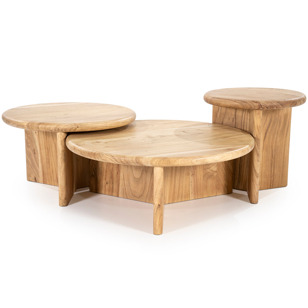 Leoti Acacia Wood Coffee Table - WOO .Design