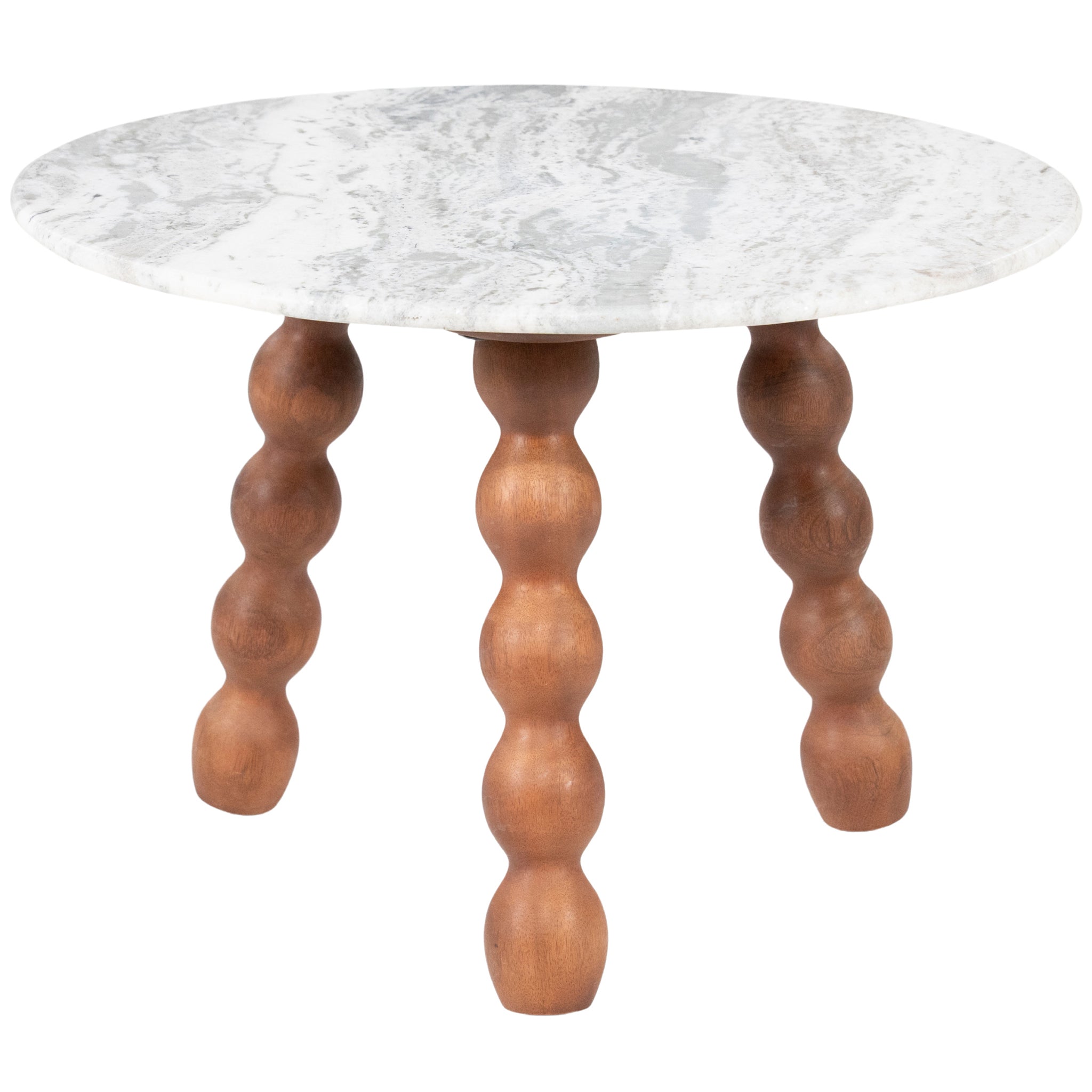 Nelo Marble/Mango Wood Coffee Table