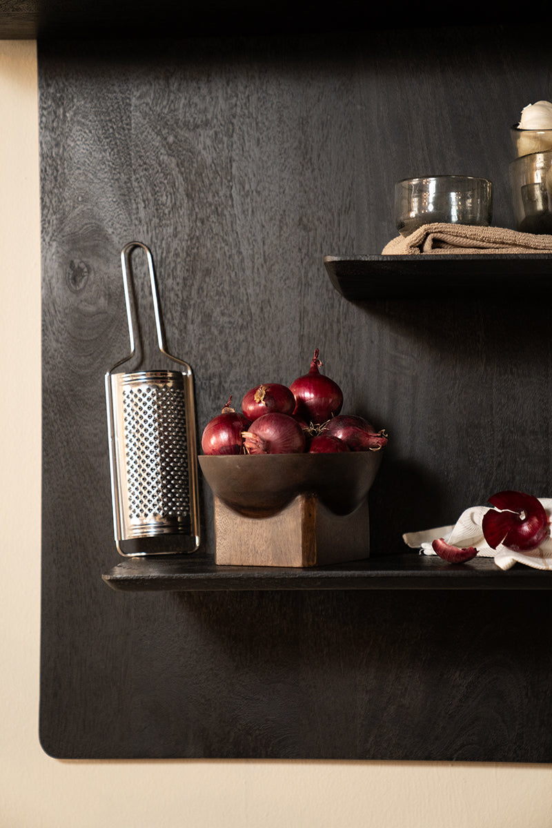 Seco Mango Wood Wall Shelf - WOO .Design
